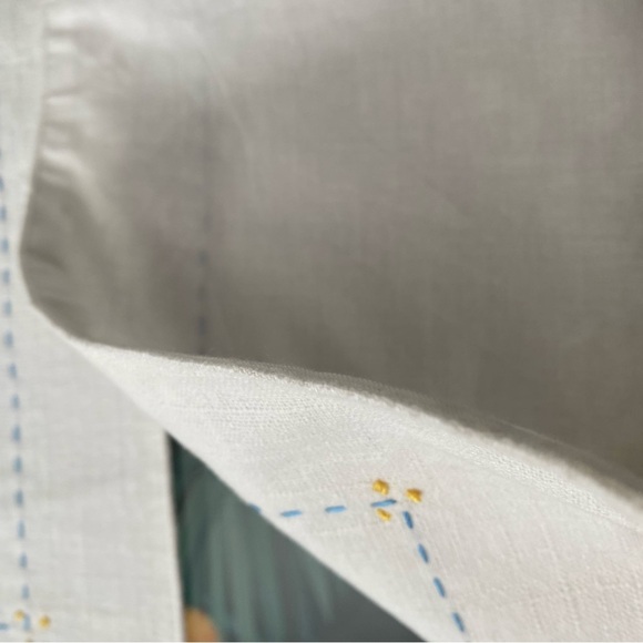 Embroidered Placemats Set of 4 Cotton Butterflies Tea Time Spring Cottagecore - Picture 8 of 11